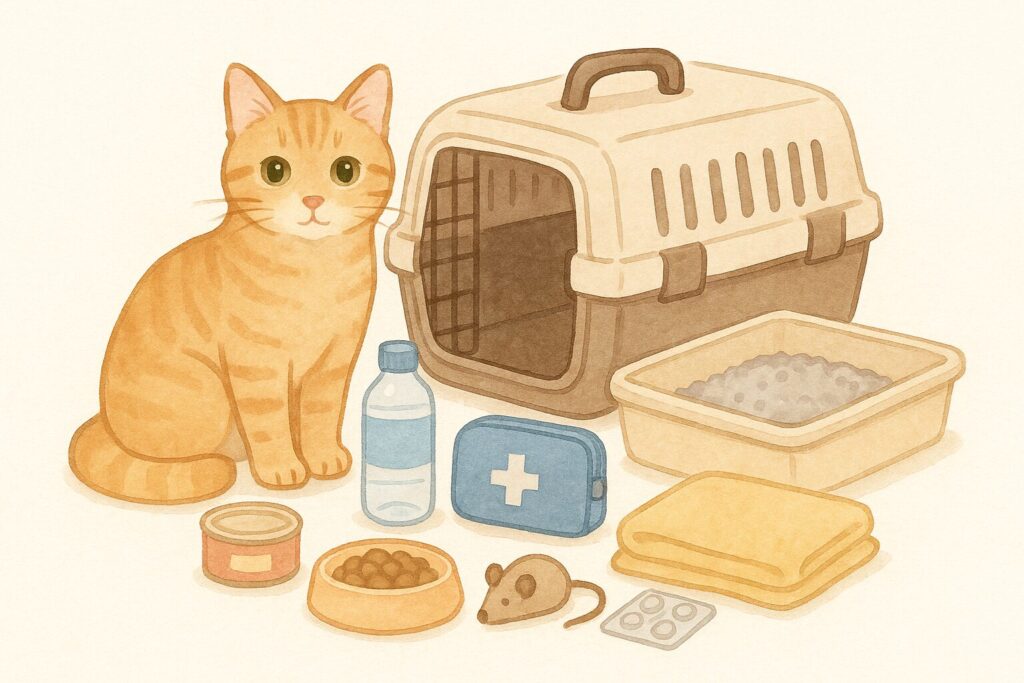 ねこ 防災準備リスト